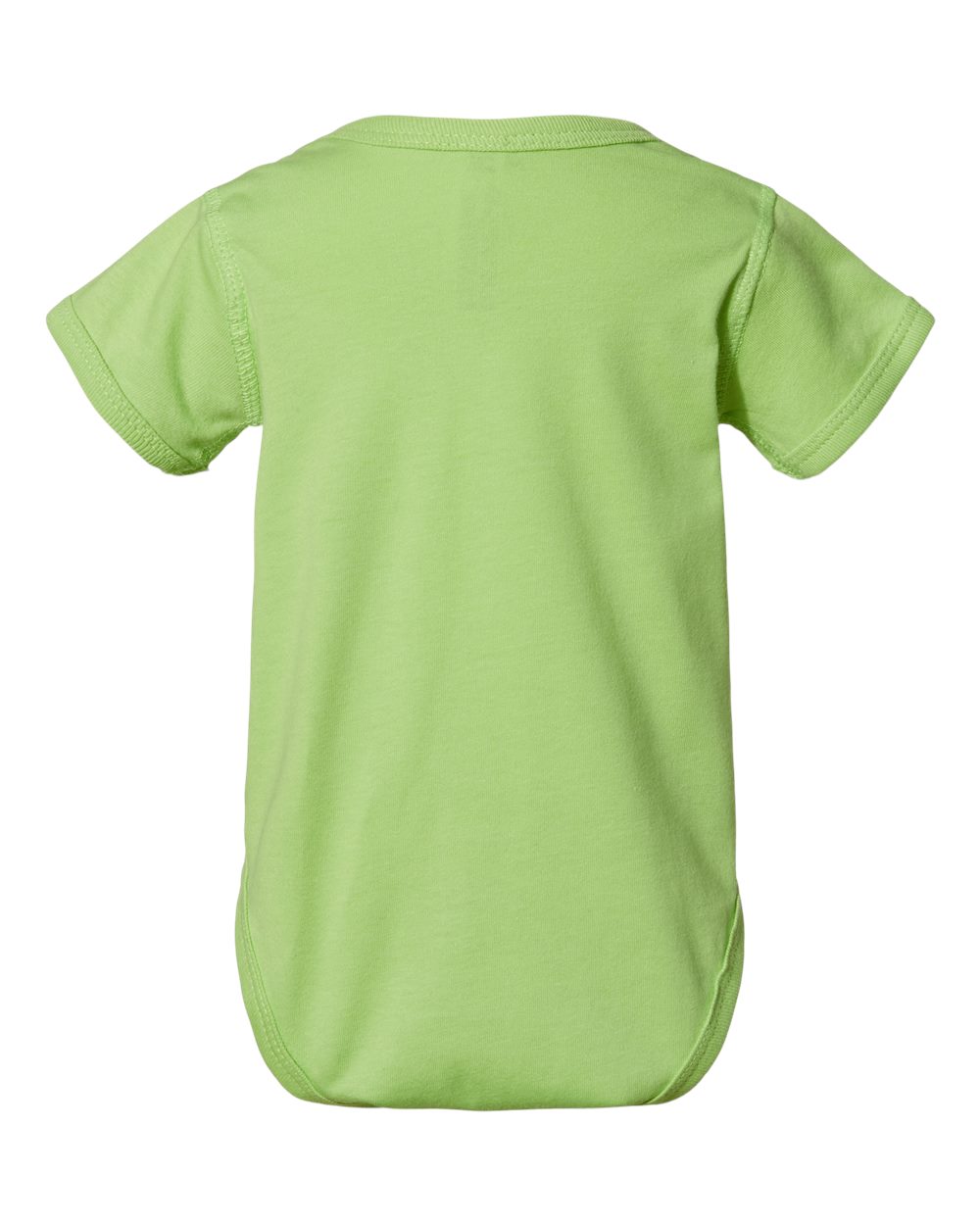 Front View of Key Lime Infant Fine Jersey Bodysuit - 4424