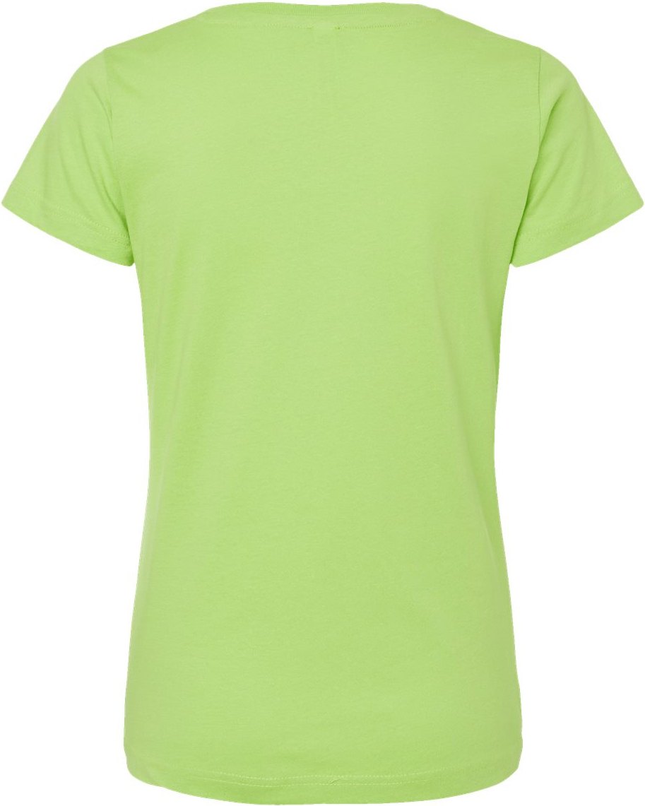 Front View of Key Lime Women's Fine Jersey Tee - 3516