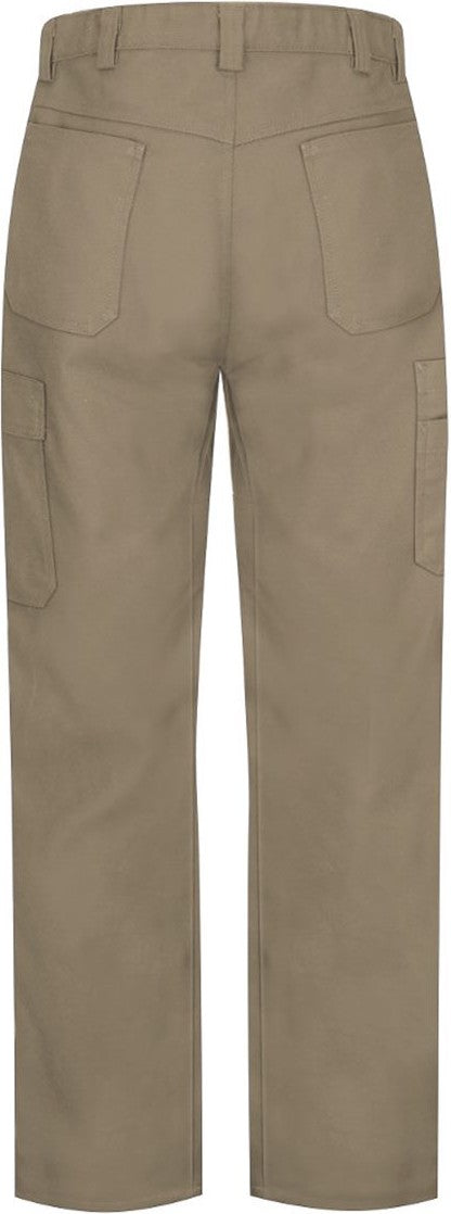 Front View of Khaki - 32I Shop Pants - PT2A