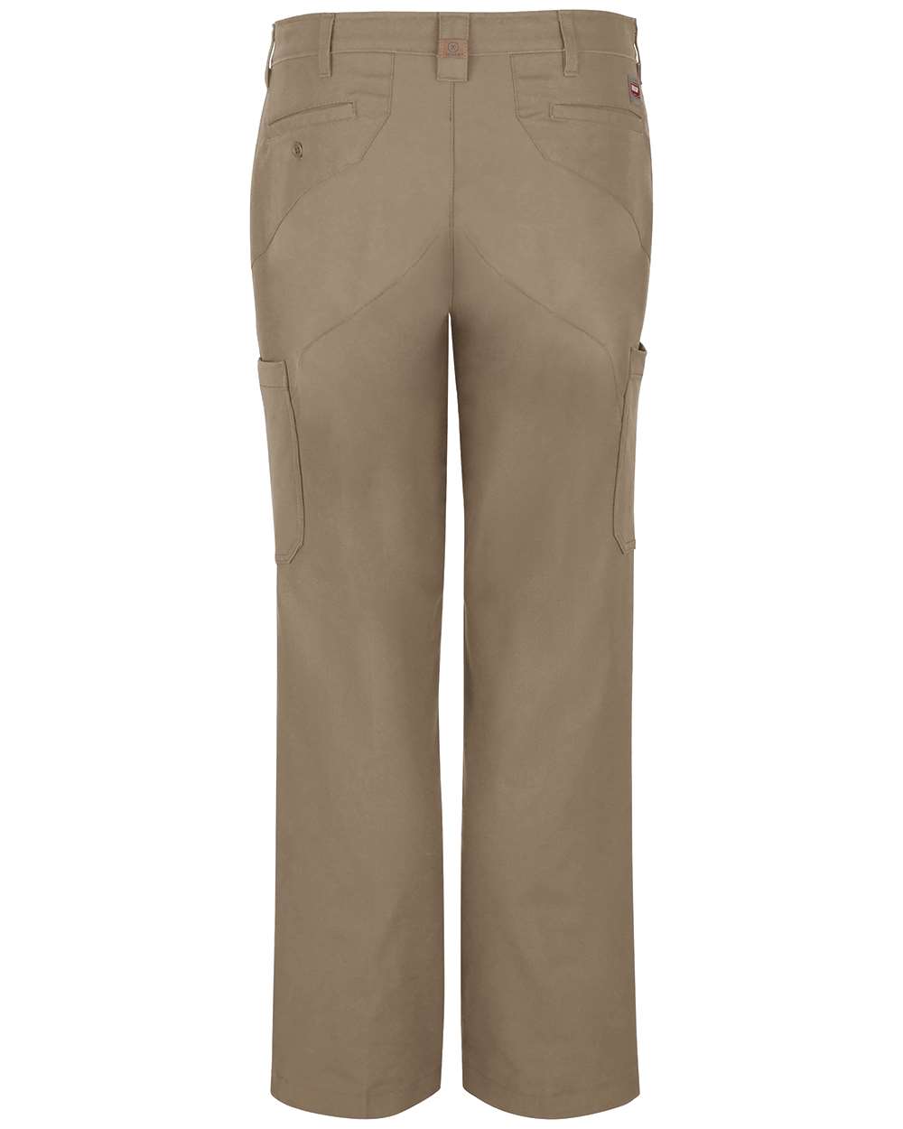 Front View of Khaki - 37 Unhemmed Mimix® Pro Pants - Extended Sizes - PX62EXT