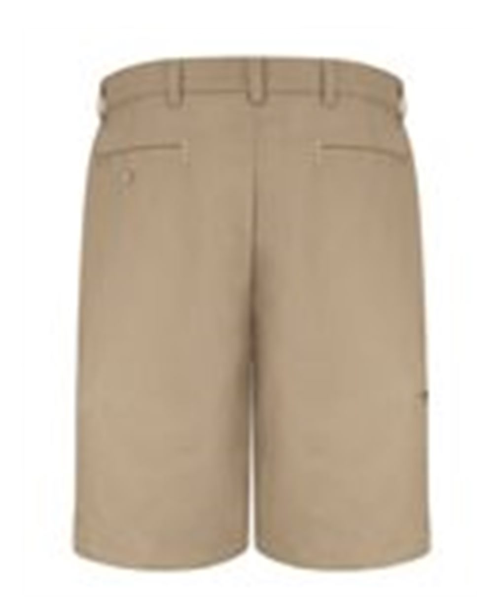 Front View of Khaki Cell Phone Pocket Shorts Extended Sizes - PT4CEXT