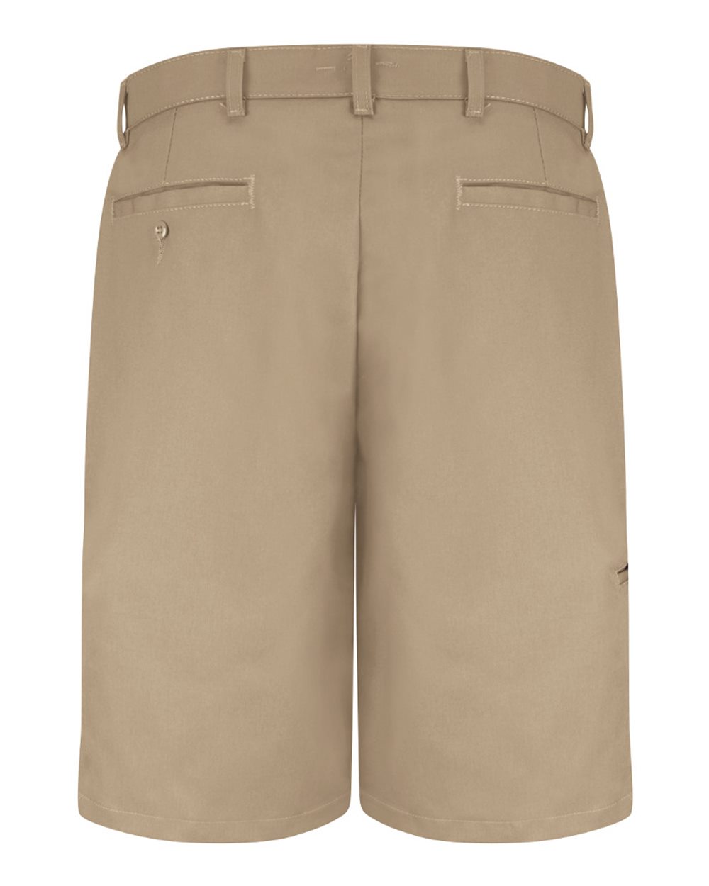 Front View of Khaki Cell Phone Pocket Shorts - PT4C
