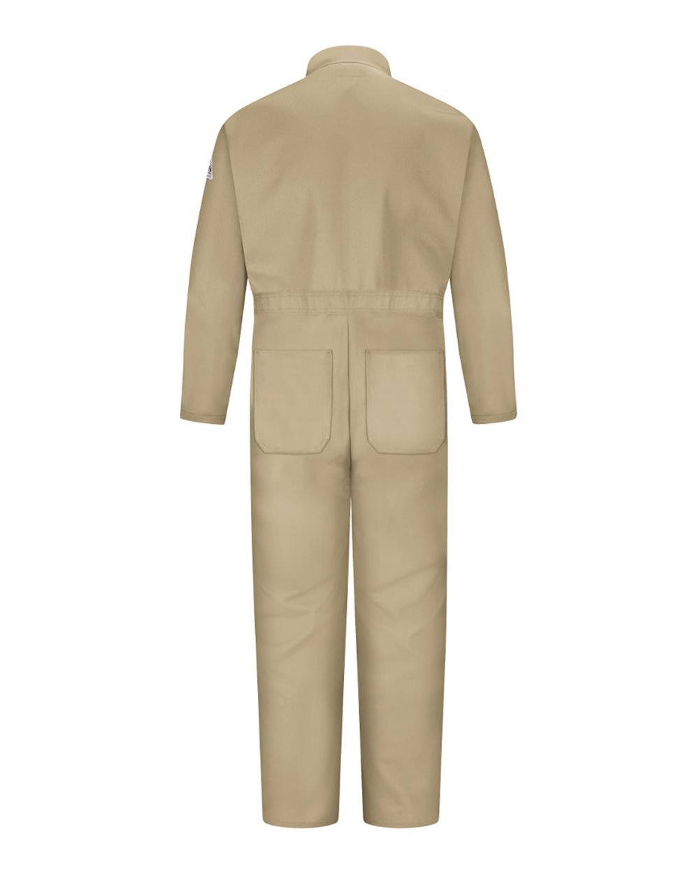 Front View of Khaki Classic Coverall Excel FR - CEC2
