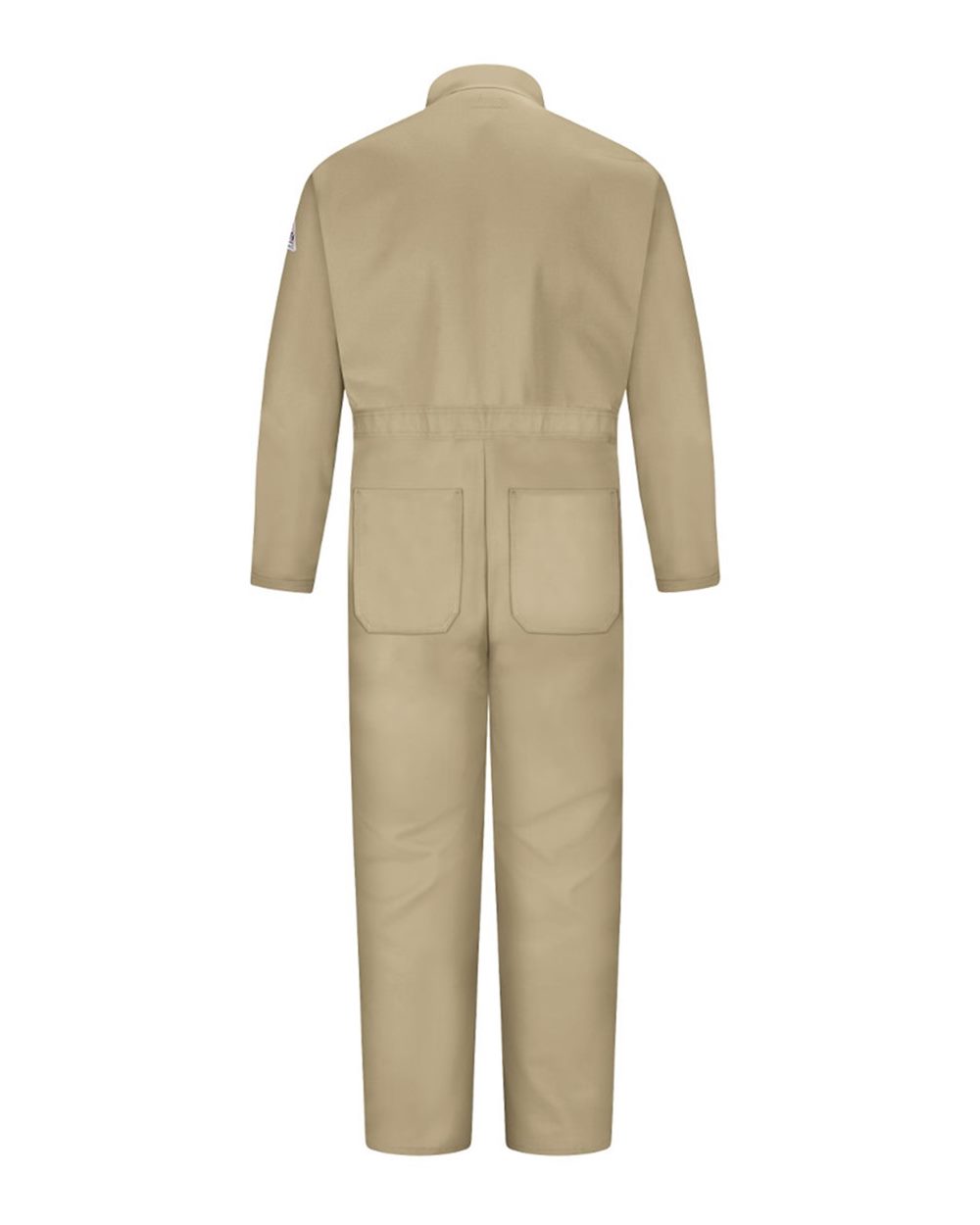 Front View of Khaki Classic Coverall Excel FR Extended Sizes - CEC2EXT