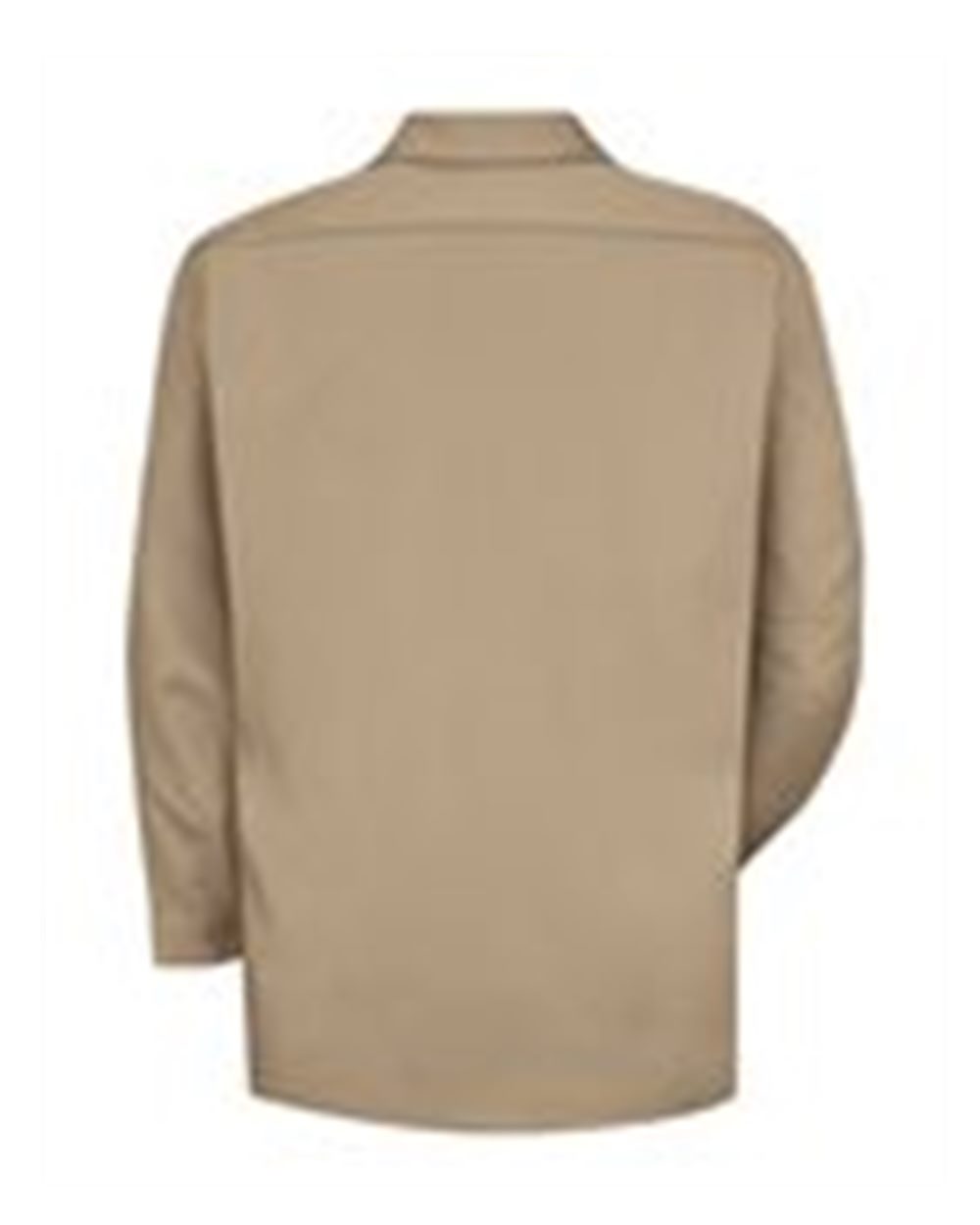 Front View of Khaki Deluxe Heavyweight Cotton Shirt - Tall Sizes - SC70T