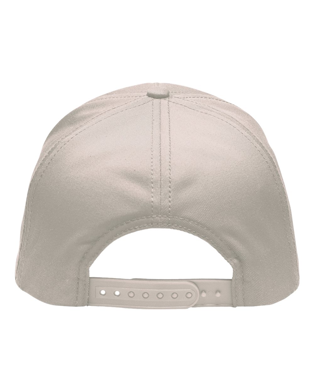 Front View of Khaki Five-Panel Rope Heritage Fit Cap - SP1300