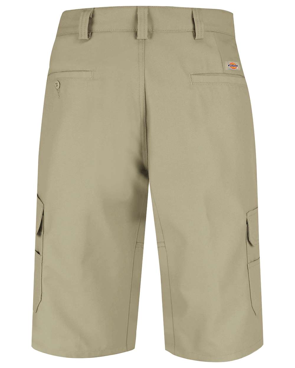 Front View of Khaki Functional Cargo Shorts - WP90