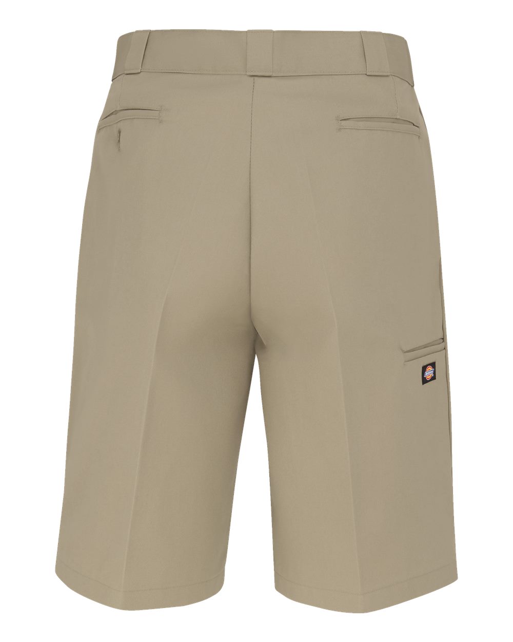 Front View of Khaki Multi-Pocket Work Shorts - Extended Sizes - 4228EXT