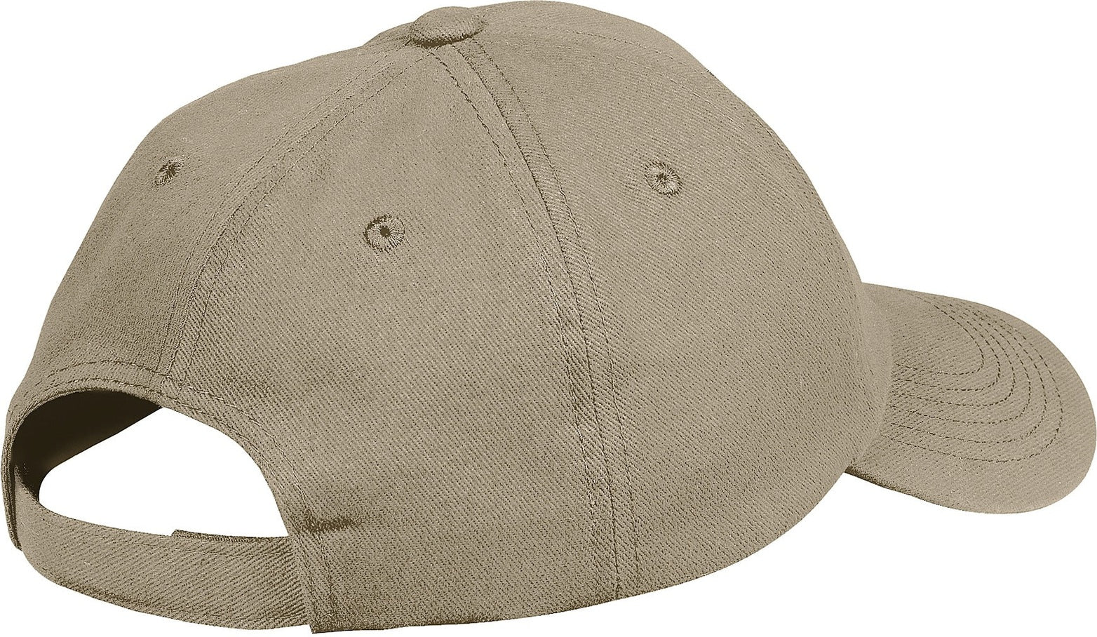 Khaki Port Authority Unstructured Brushed Twill Cap. BTU