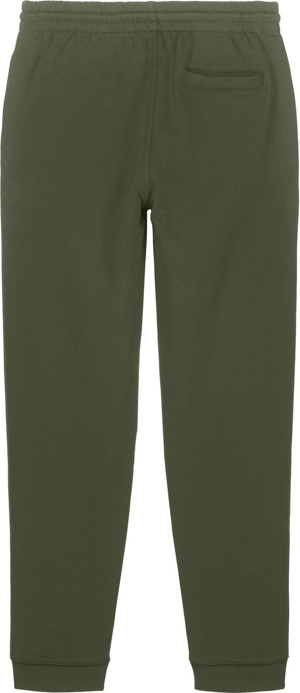 Rear View of KhakiGreen Stanley/Stella Unisex Flyer Jogger SXU006