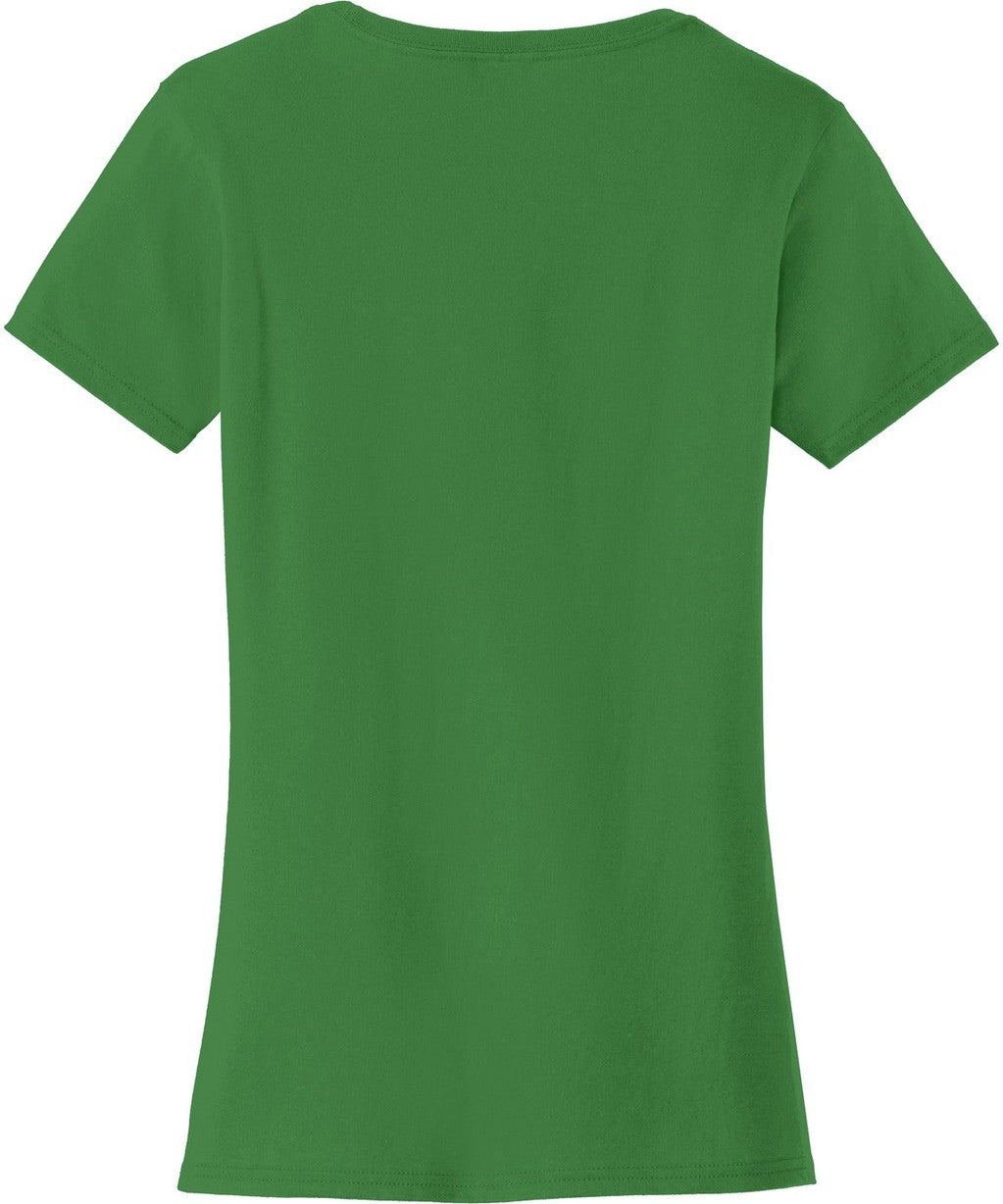 Rear View of Kiwi Green Port & Co Women's Fan Favorite Tee. LPC450