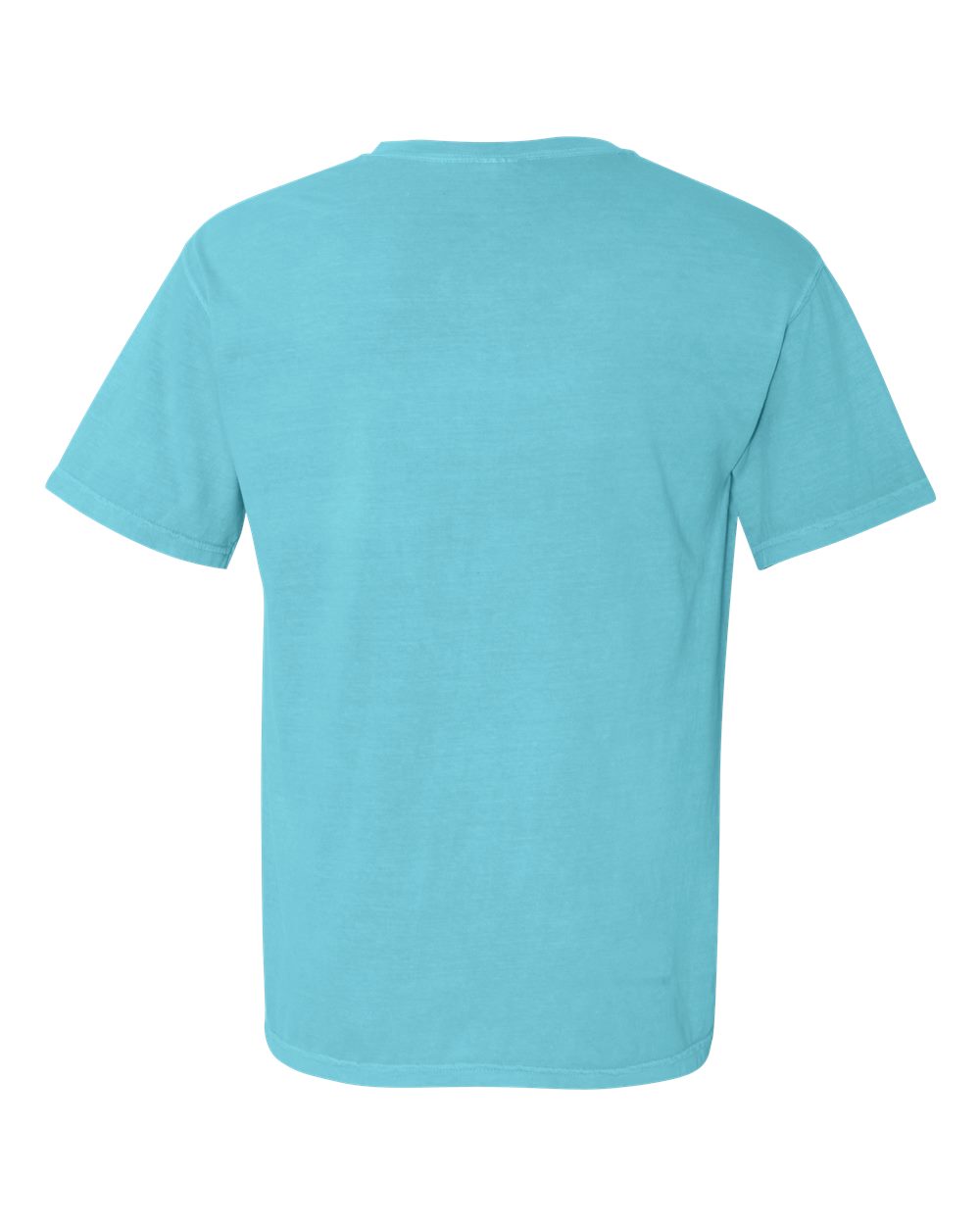 Front View of Lagoon Garment-Dyed Heavyweight Pocket T-Shirt - 6030