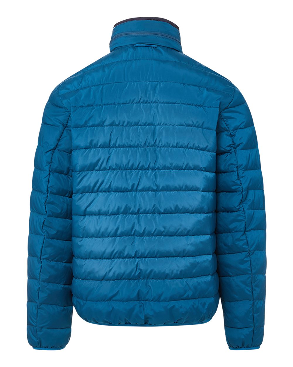 Front View of Lapis Blue PillowPac Puffer Jacket - 211136