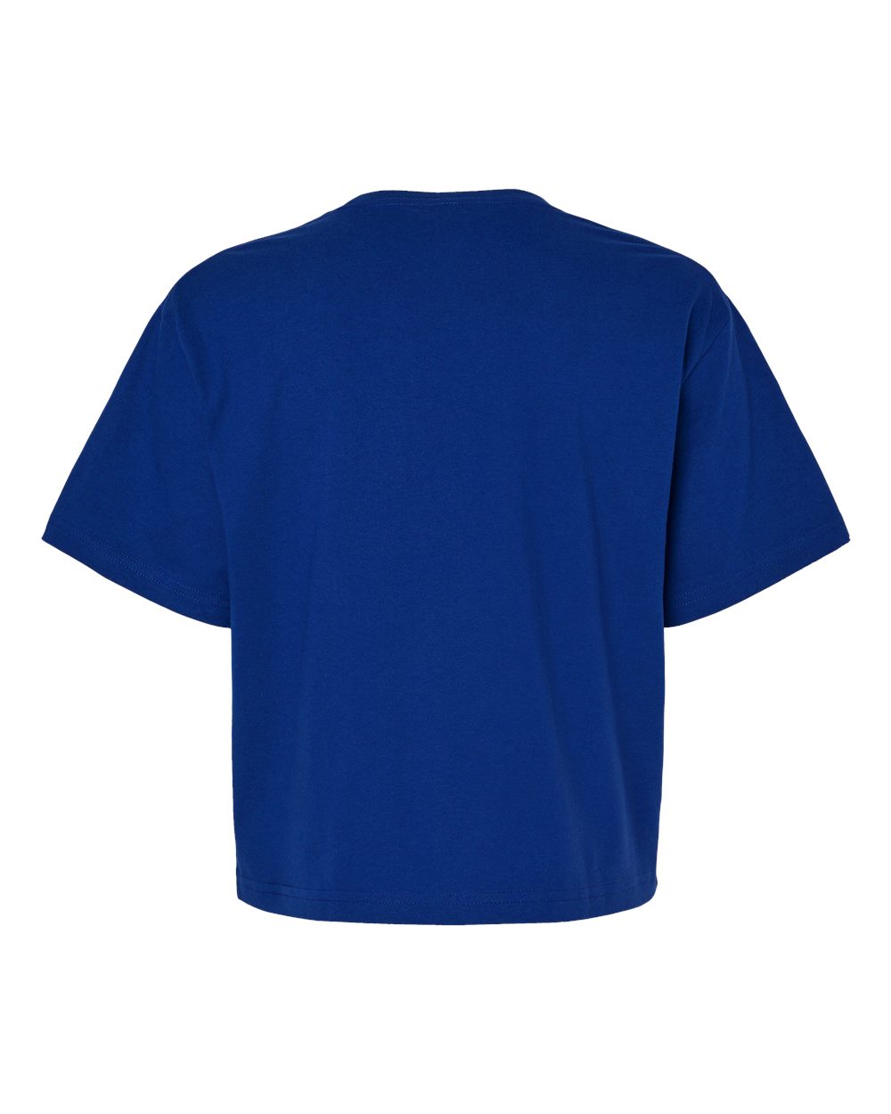 Rear View of Lapis Women&#39;s Fine Jersey Boxy Tee - 102