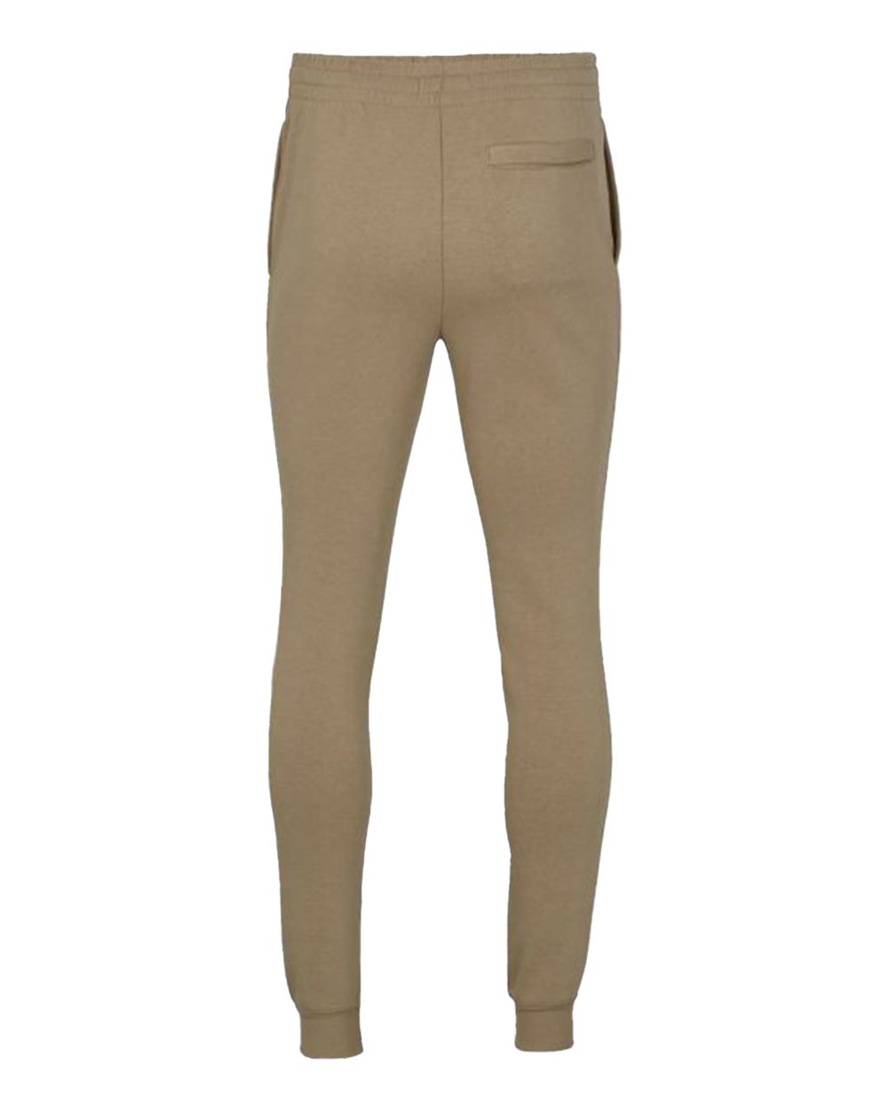 Front View of Latte Fleece Joggers - BM6602