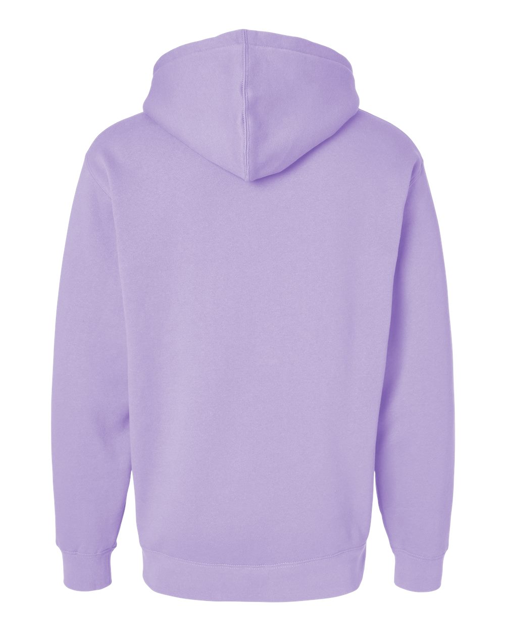 Front View of Lavender Heavyweight Hooded Sweatshirt - IND4000