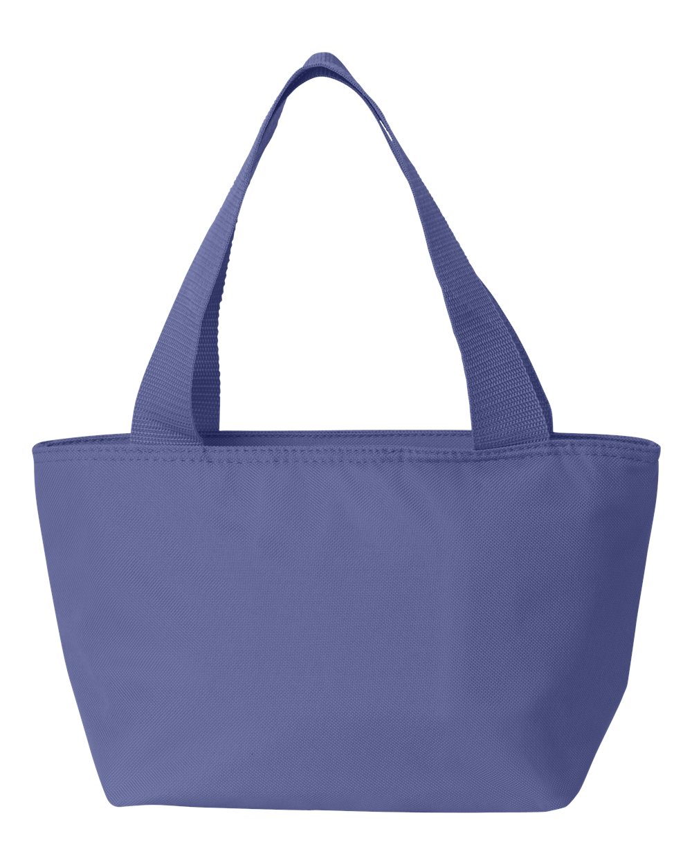 Front View of Lavender Recycled Cooler Bag - 8808