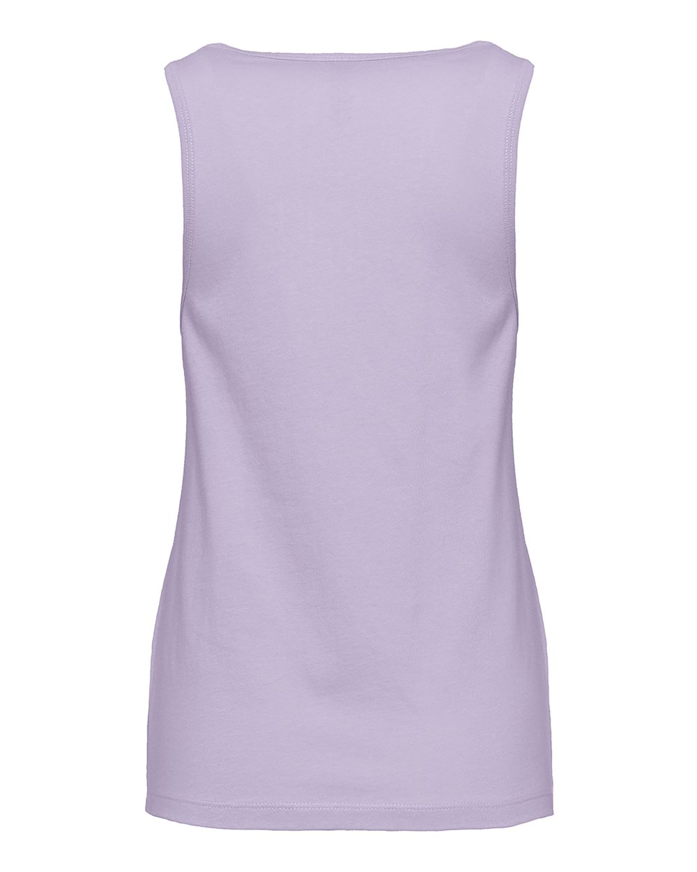 Rear View of Lavender Women&#39;s Cotton Tank - 3933