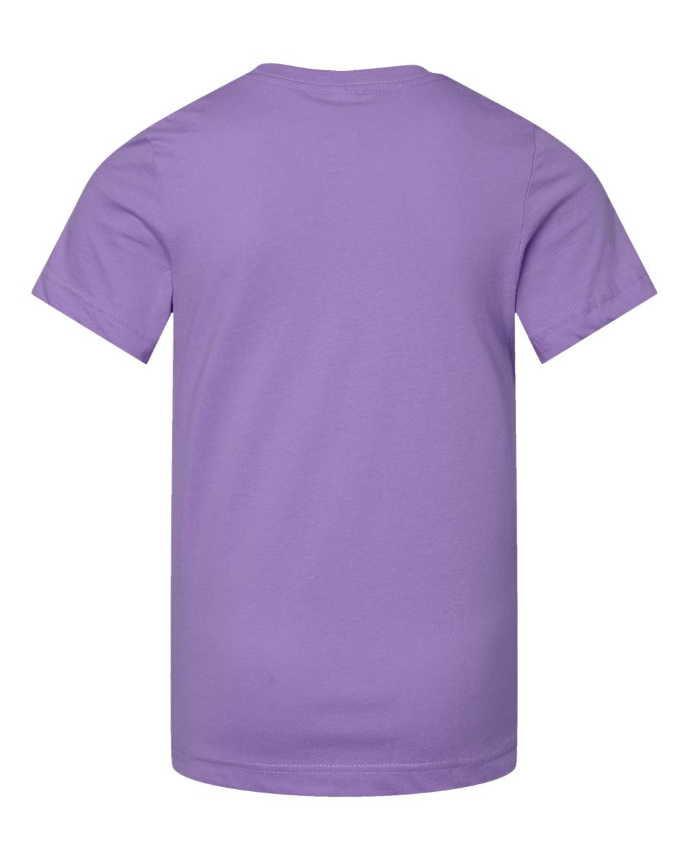 Front View of Lavender Youth Fine Jersey Tee - 6101