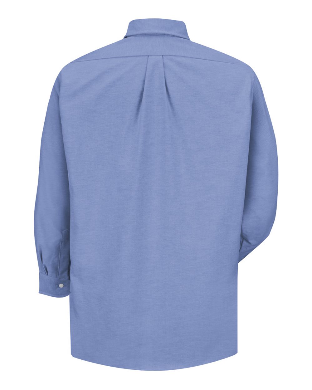Front View of LB-Light Blue 35 Executive Oxford Dress Shirt - Additional Sizes - SR70EXT