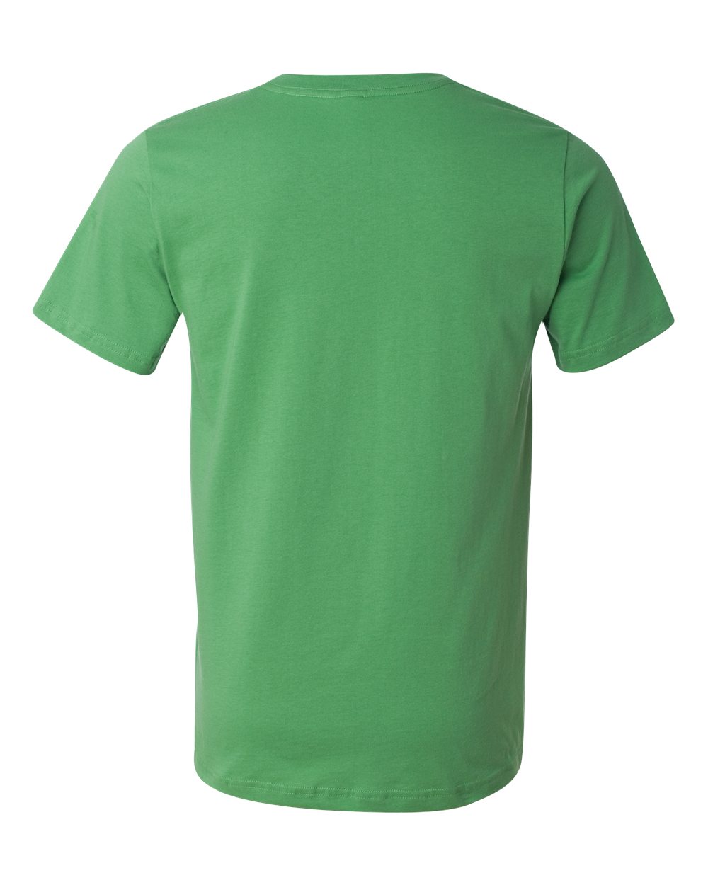 Rear View of Leaf USA-Made Jersey Tee - 3001U