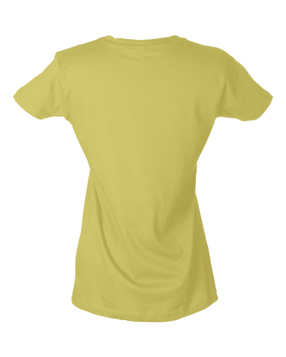 Rear View of Lemon Women&#39;s Fine Jersey Slim Fit T-Shirt - 213