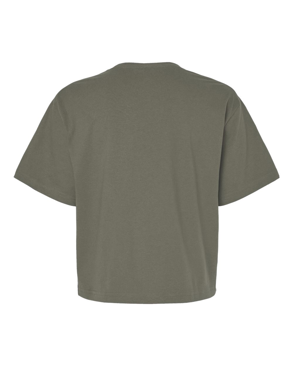 Rear View of Lieutenant Women&#39;s Fine Jersey Boxy Tee - 102