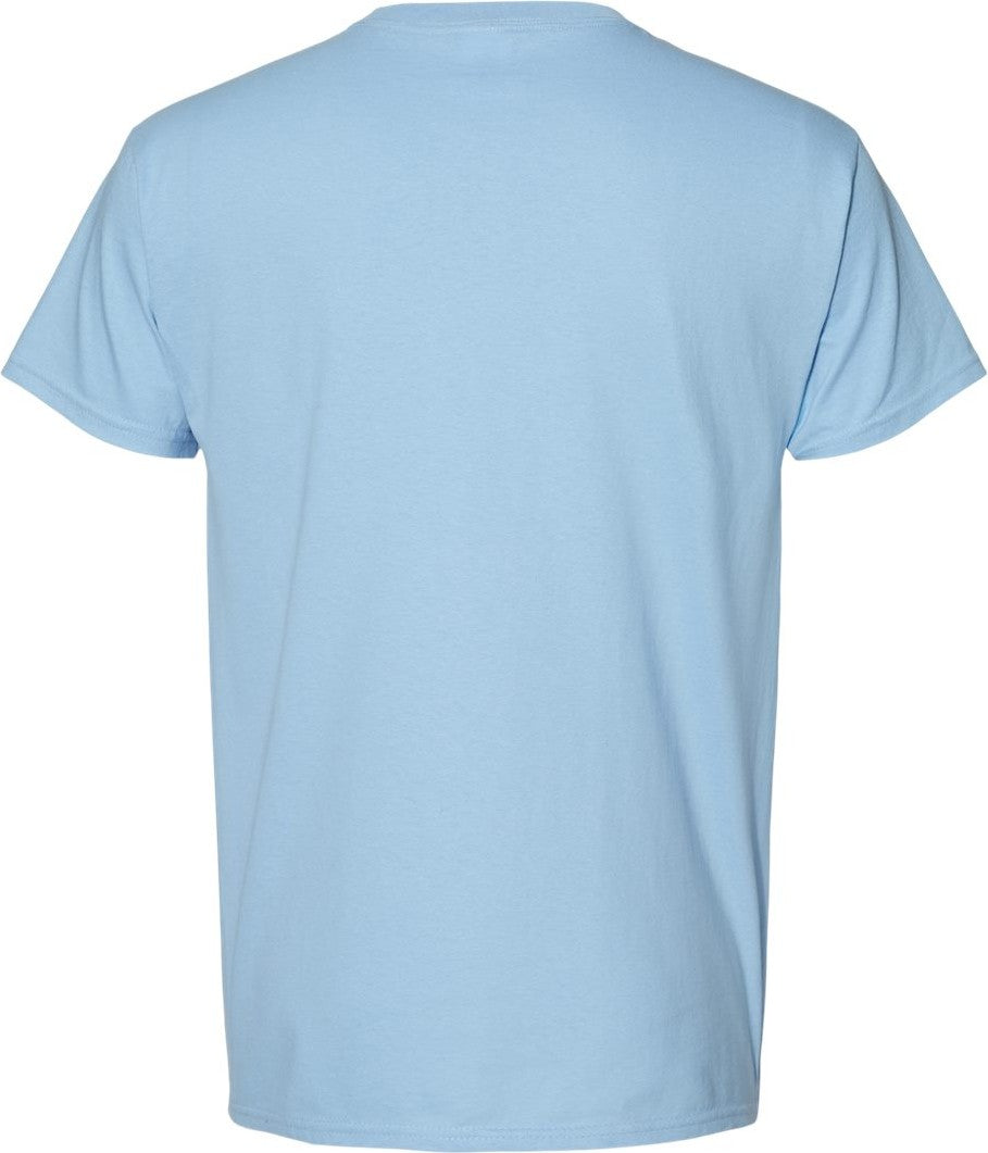 Front View of Light Blue Essential-T T-Shirt - 5280
