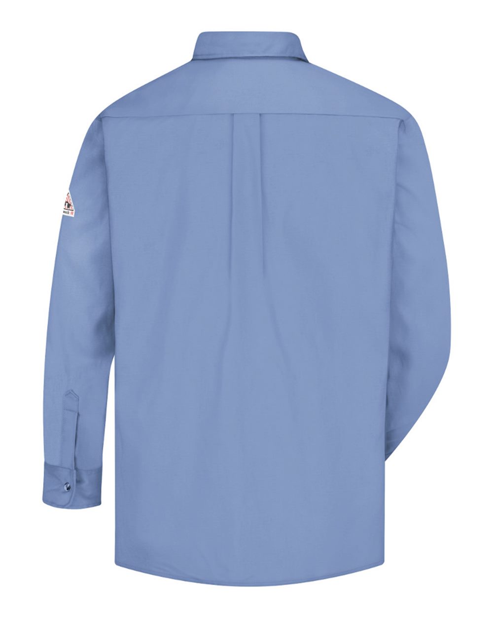 Front View of Light Blue EXCEL FR® Dress Shirt - Tall Sizes - SEG6T