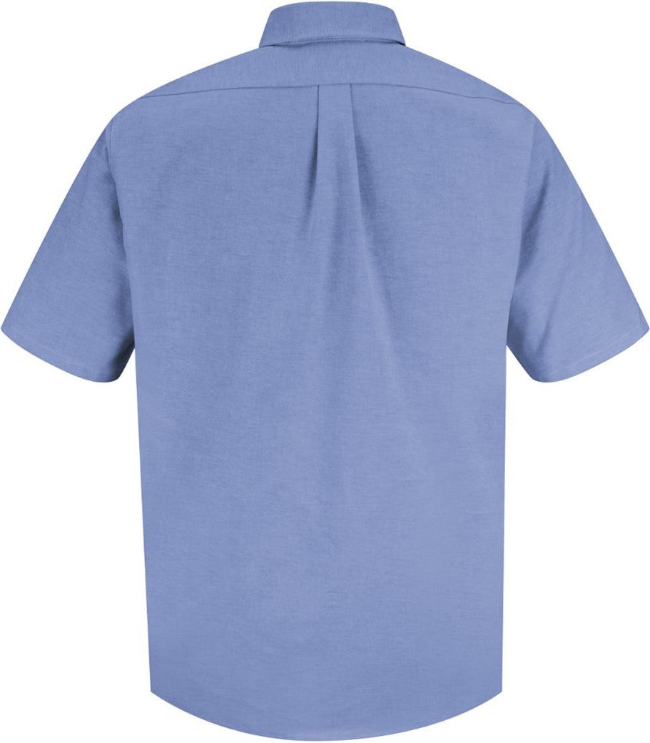 Front View of Light Blue Executive Oxford Dress Shirt - Tall Sizes - SR60T