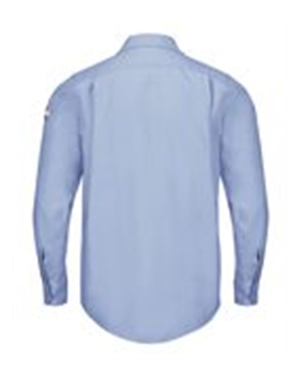Front View of Light Blue iQ Series® Endurance Work Shirt - Tall Sizes - QS40T