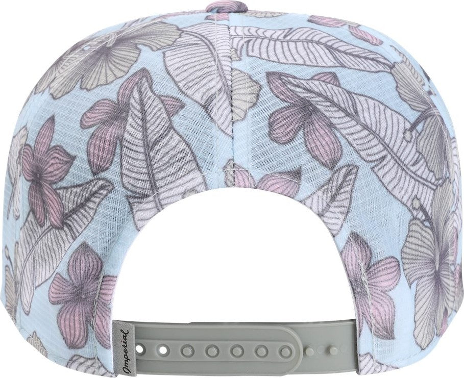 Rear View of Light Blue The Live Wire Cap - DNA012