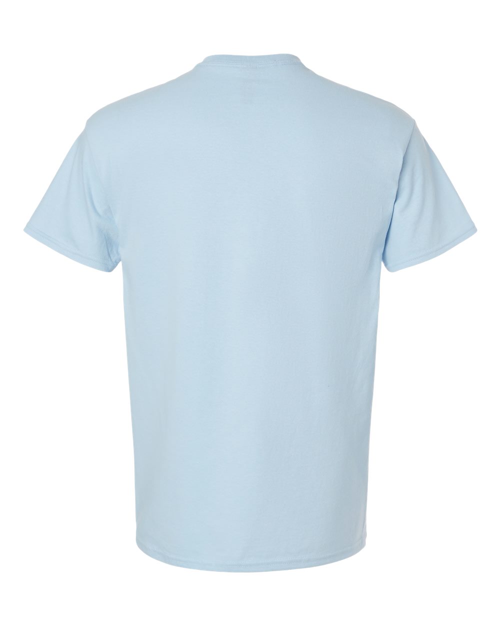 Front View of Light Blue Ultra Cotton® T-Shirt - 2000