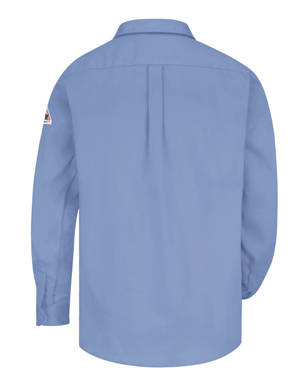 Front View of Light Blue Uniform Shirt - SLU8