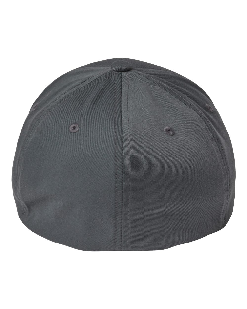 Front View of Light Charcoal Sustainable Polyester Cap - 6277R