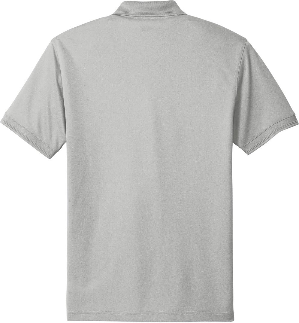Front View of Light Grey CornerStone Industrial Snag-Proof Pique Polo. CS4020