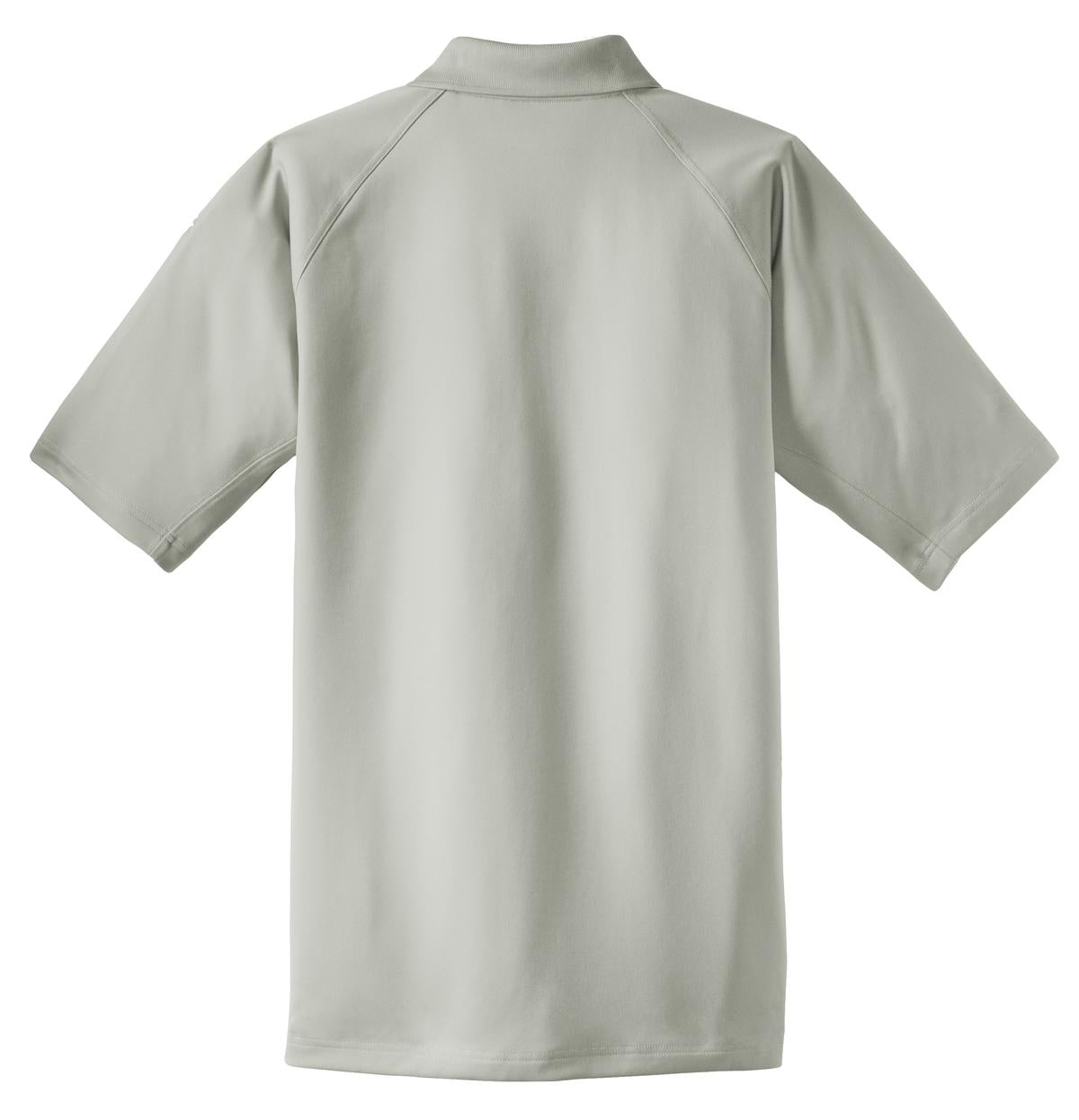 Front View of Light Grey CornerStone Tall Select Snag-Proof Tactical Polo. TLCS410