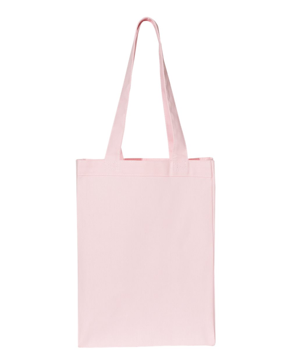 Front View of Light Pink 12L Gussetted Shopping Bag - Q1000