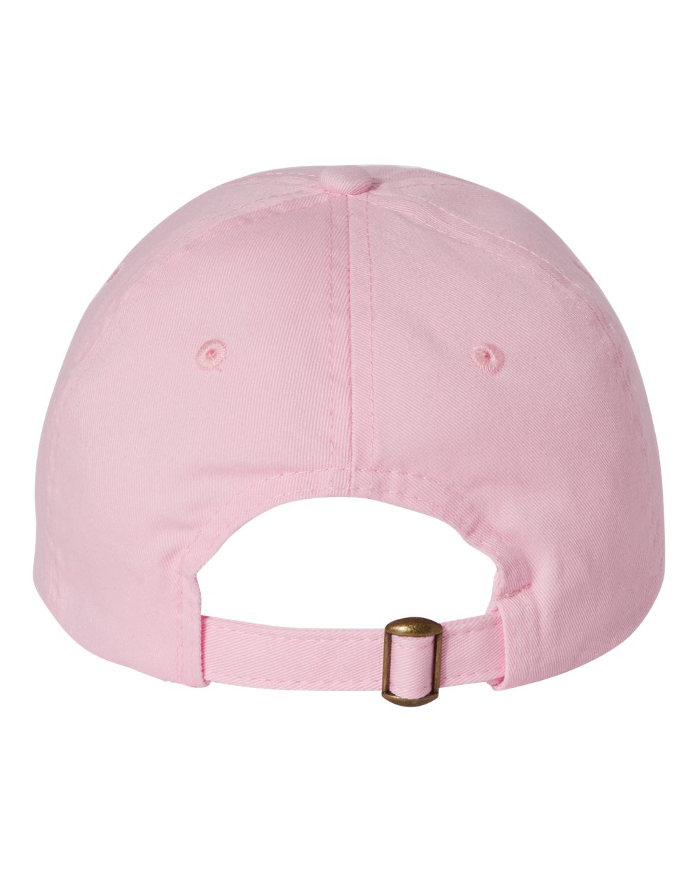 Rear View of Light Pink Bio-Washed Classic Dad Hat - VC300A