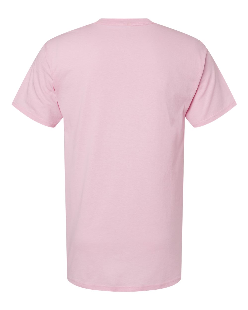 Front View of Light Pink Gold Soft Touch T-Shirt - 4800