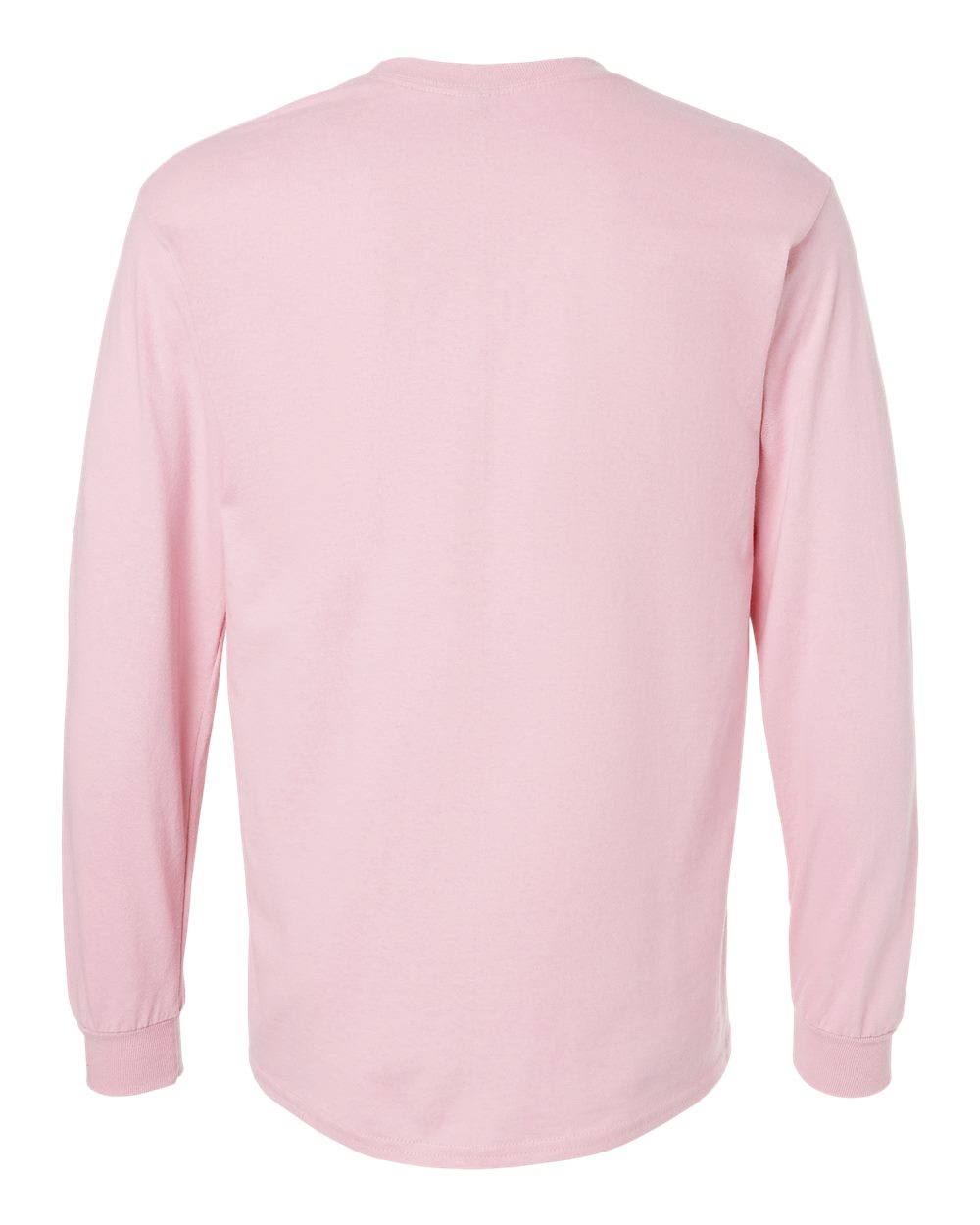 Front View of Light Pink Ultra Cotton® Long Sleeve T-Shirt - 2400