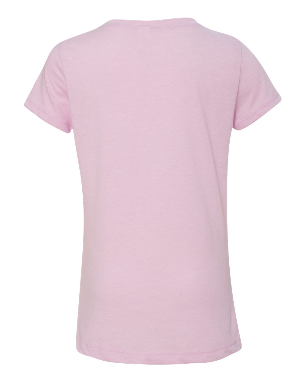 Rear View of Lilac Girls’ CVC Princess T-Shirt - 3712