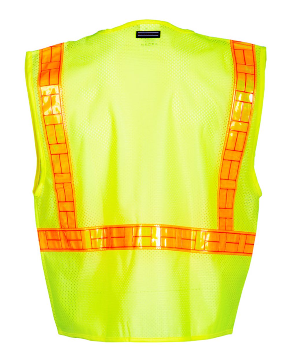 Front View of Lime Oralite® All Mesh Vest - 1076-1077