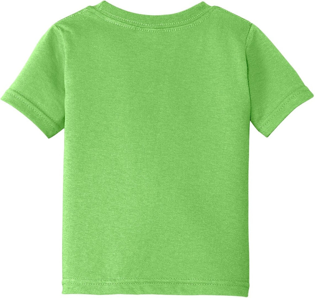 Front View of Lime Port & Co Infant Core Cotton Tee. CAR54I