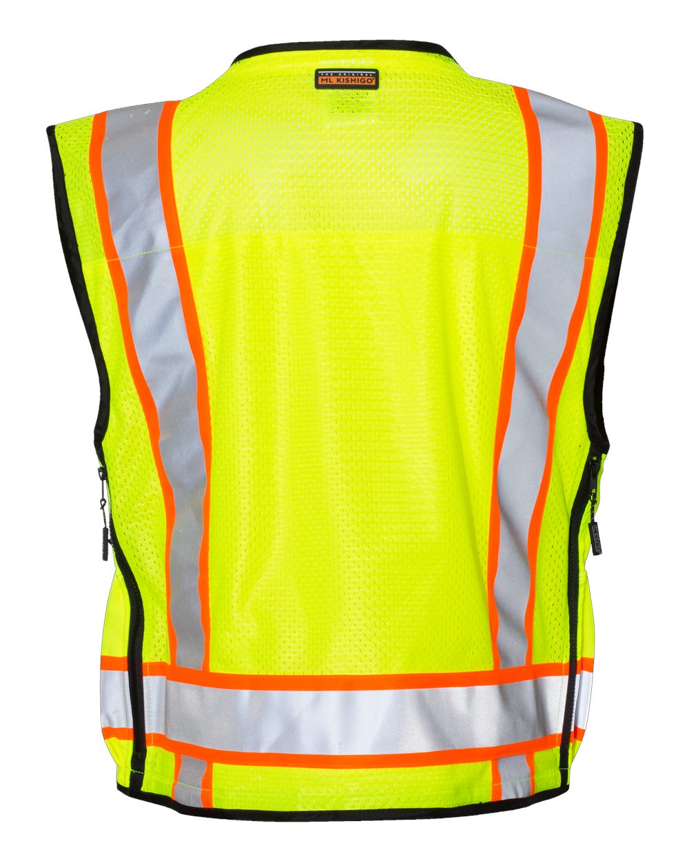 Rear View of Lime Professional Surveyors Vest - S5000-5001