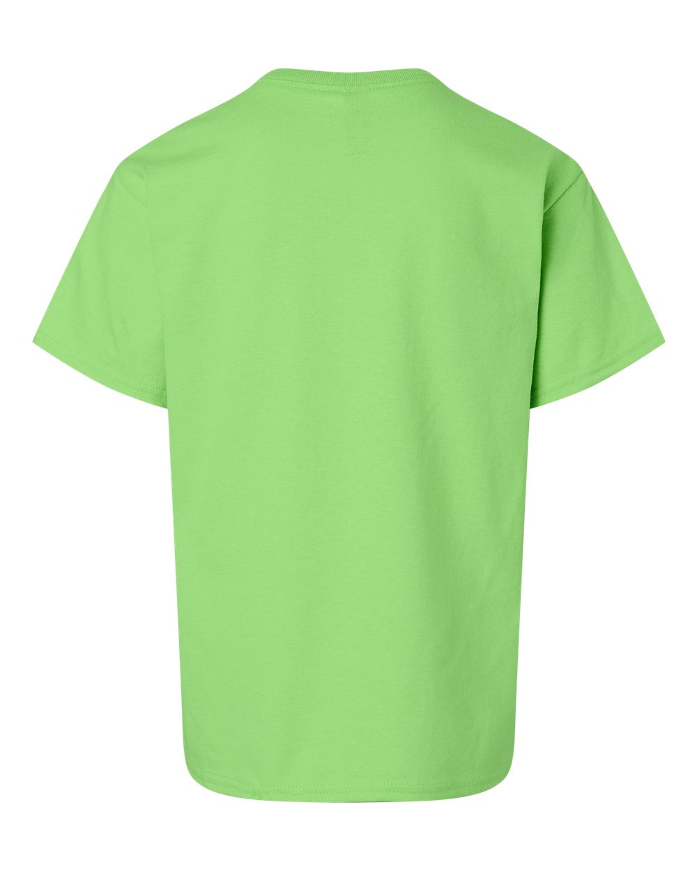 Front View of Lime Ultra Cotton® Youth T-Shirt - 2000B