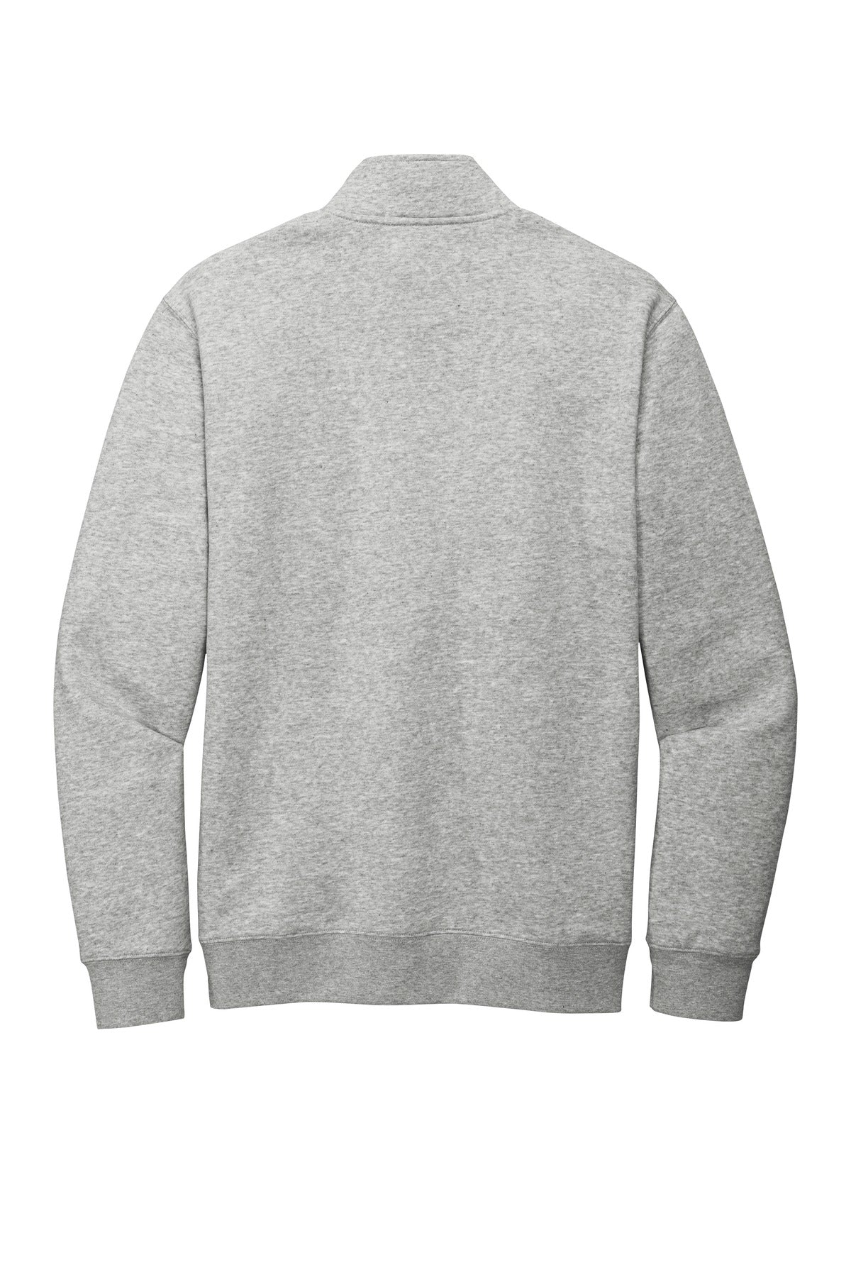 Front View of Lt Hthr Grey District V.I.T. Fleece 1/4-Zip DT6106