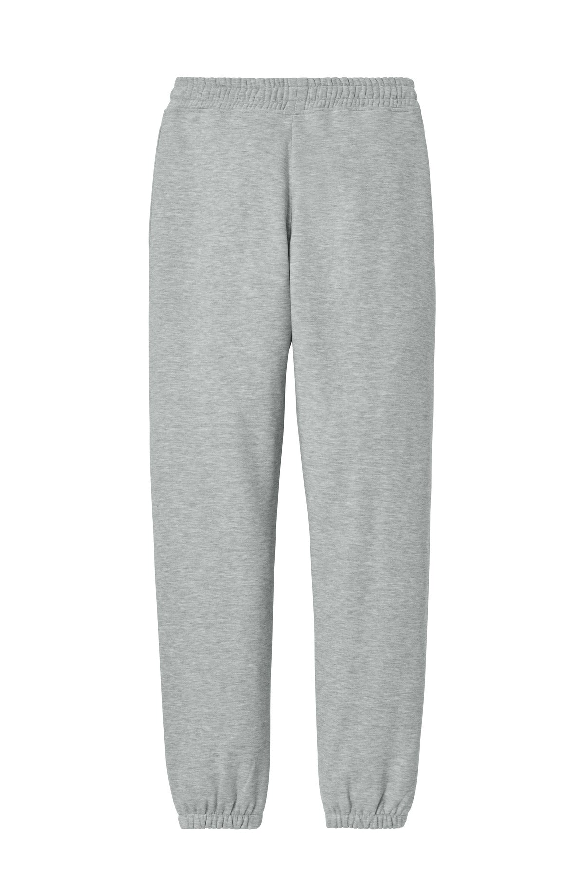 Front View of LtHtGry District V.I.T. Heavyweight Fleece Sweatpant DT6162