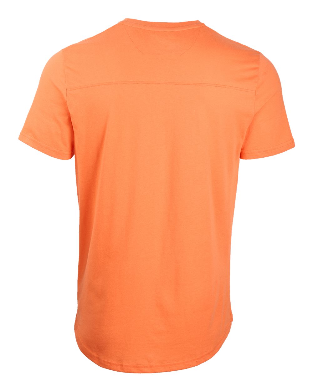 Front View of Mandarin High V-Neck T-Shirt - BM2204