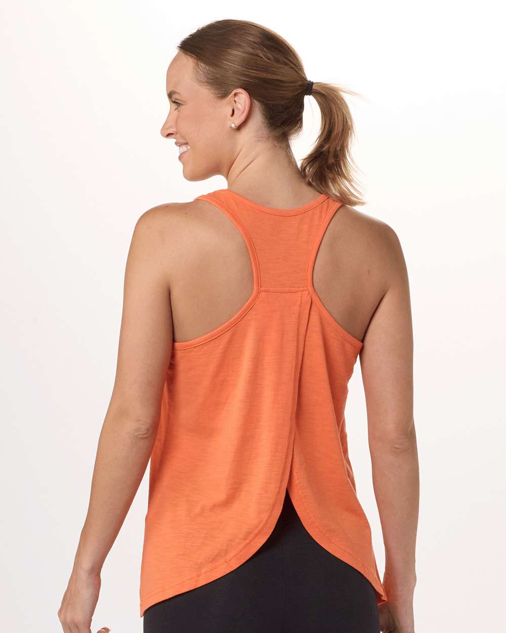 Front View of Mandarin Women's Charm Tank Top - BW2503